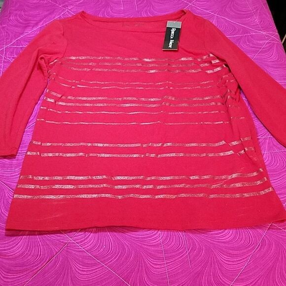Rebecca Malone red size large shirt NWT - Picture 1 of 5